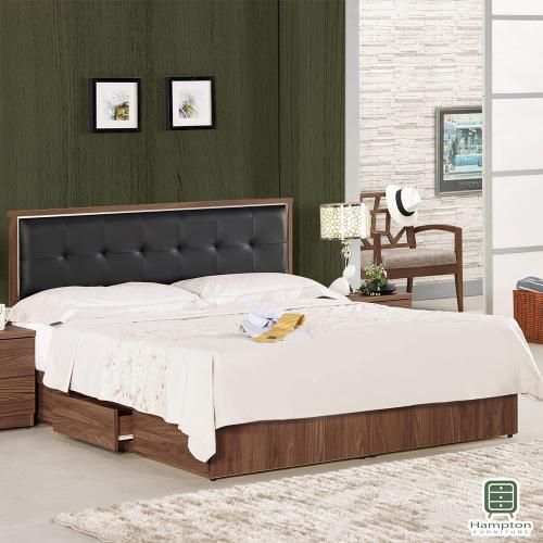 【Hampton 漢汀堡】羅傑5尺床片型雙人床組