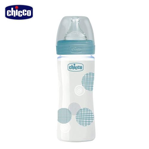 chicco-舒適哺乳-防脹氣玻璃奶瓶