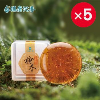 【瑞康生醫】檜木金箔胺基酸手工皂80g/入(共5入)