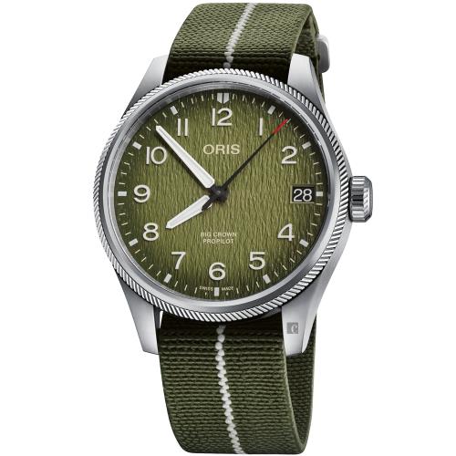 Oris豪利時 Big Crown ProPilot 歐卡萬哥 空中救援限量腕錶 套錶(0175177614187-Set)