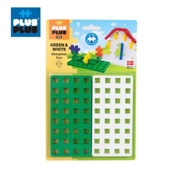 【++Plus-Plus 加加積木】大顆粒-BIG大積木創作底板2入