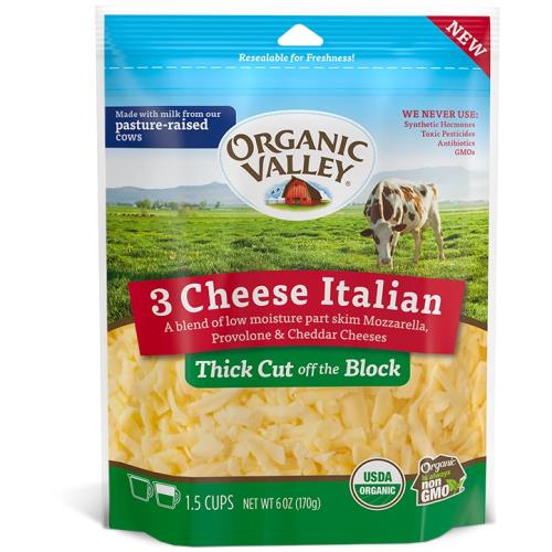 【布緯食聊】Organic valley有機義大利混合乳酪絲