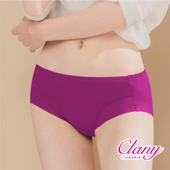 【可蘭霓Clany】 MIT無痕透氣竹炭包臀中腰內褲 M-XL 羅蘭紫 2186-95