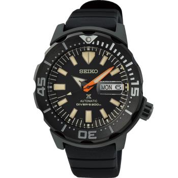 SEIKO 精工The Black Series黑潮系列星期怪物面盤42.4mm(4R36-10L0C/SRPH13K1)