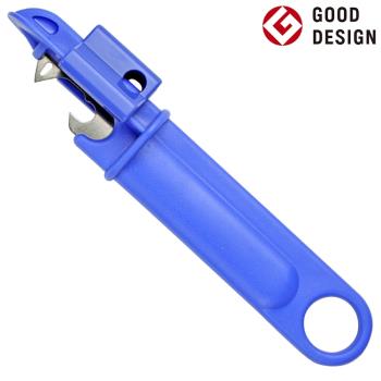 日本長谷川刃物CANARY噴霧罐除氣工具GAS-1400H(附保護蓋;獲GOOD DESIGN AWARD)適工業工作安全即鑽洞氣罐瓦斯罐空氣瓶