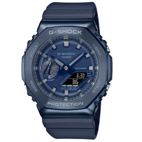 CASIO G-SHOCK 經典八角形雙顯時尚腕錶 GM-2100N-2A