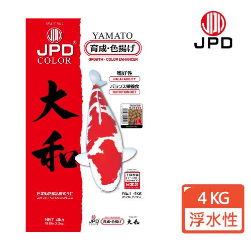 JPD 日本高級錦鯉飼料-大和_色揚(4kg-L)