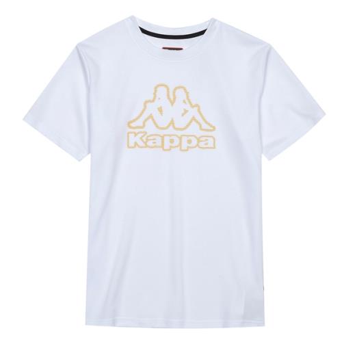 KAPPA義大利 時尚男吸溼排汗圓領衫 白31199LWAWT