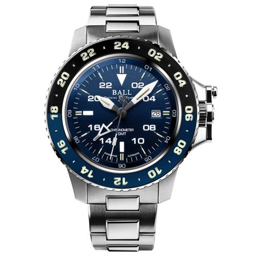 BALL 波爾錶 Engineer GMT II 藍黑撞色機械腕錶 DG2018C-S10C-BE
