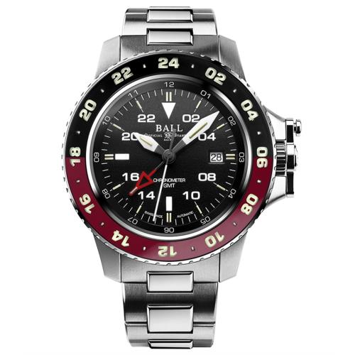 BALL 波爾錶 Engineer GMT II 紅黑撞色機械腕錶 DG2018C-S3C-BK