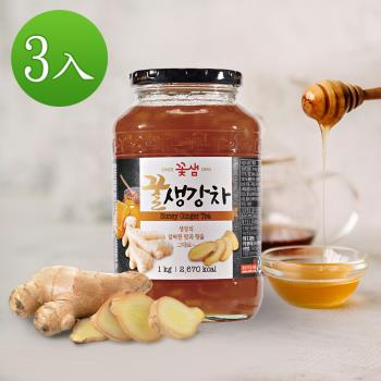 【韓味不二】3罐組-花泉蜂蜜薑母茶1kg-韓國進口