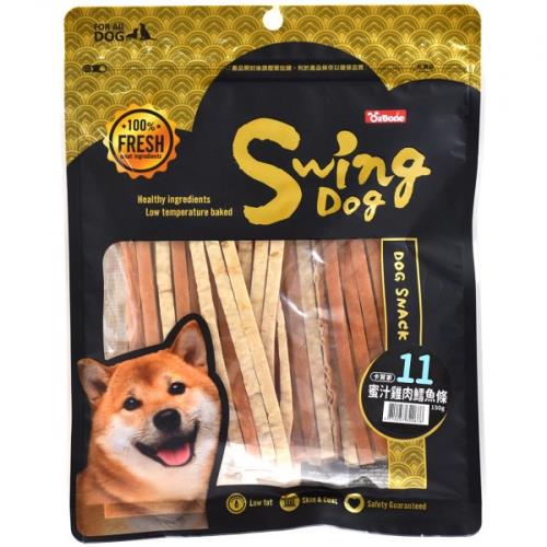 OzBone_卡賀家犬零食-No.11-蜜汁雞肉鱈魚條150g_(狗零食) 效期：20260307
