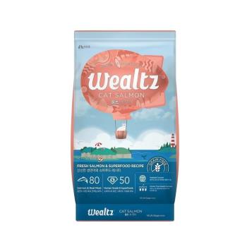 下標數量2送神仙磚 Wealtz維爾滋-天然無穀寵物糧-全齡貓鮭魚食譜 1.2kg (300g*4EA)