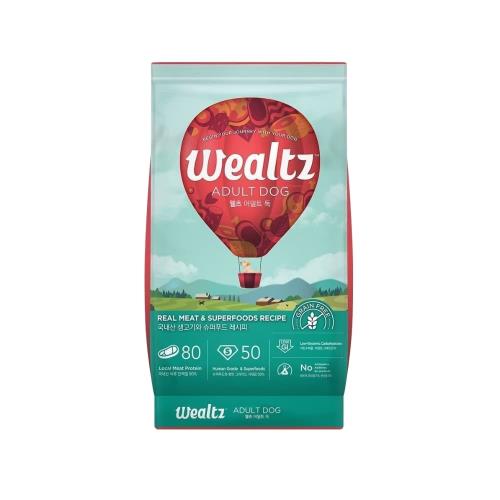 下標數量2送神仙磚 Wealtz維爾滋-天然無穀寵物糧-成犬食譜 2.1kg (300g*7EA)