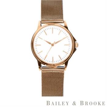 【Bailey & Brooke】限量2折 愛爾蘭精品 頂級時尚手錶 全新專櫃展示品(116535)
