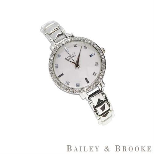 【Bailey & Brooke】愛爾蘭精品 頂級水晶鑽手錶(116764)                  
