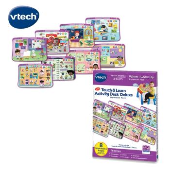 【Vtech】互動學習點讀桌圖鑑套卡組-我的成長夢想(3-5Y)
