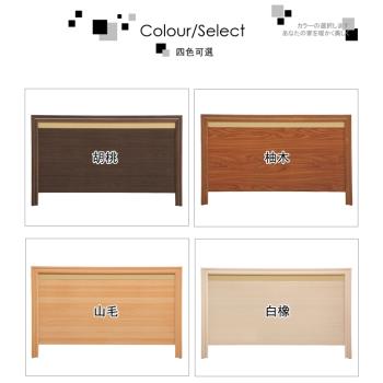 【HOME MALL-簡約造型】單人3.5尺床頭片(3色可選)
