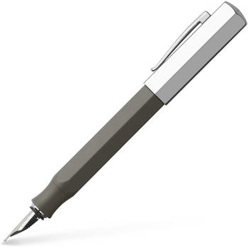 Faber-Castell ONDORO六角鋼筆霧銀灰色