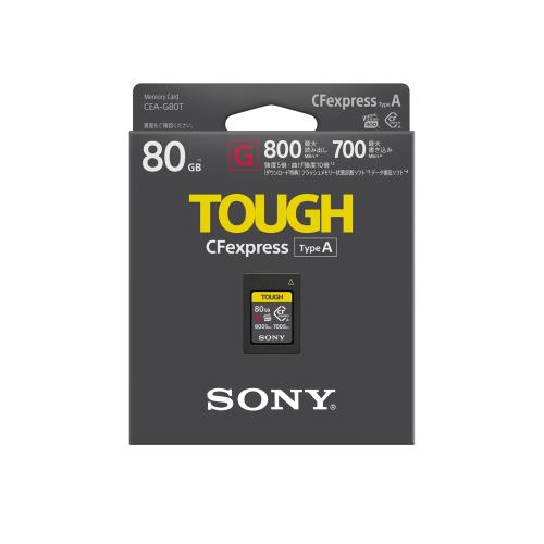 【SONY 索尼】CEA-G80T 80G/GB 800MB/S CFexpress Type A TOUGH 高速記憶卡(公司貨 適用A7SM3 )