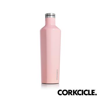 【美國CORKCICLE】Classic系列三層真空易口瓶/保溫瓶750ml-玫瑰石英粉