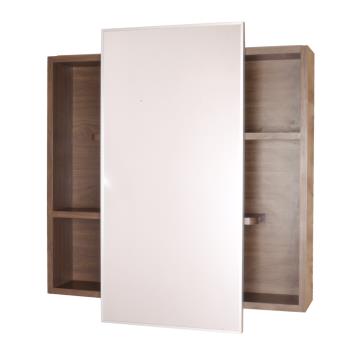 【Aberdeen】鋁框邊浴室收納鏡櫃-鏡面可左右滑動