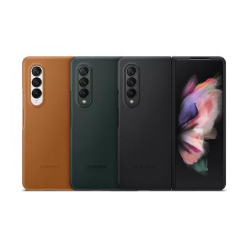 SAMSUNG Galaxy Z Fold3 5G 原廠皮革背蓋