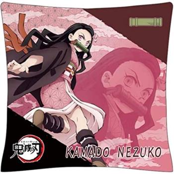 日本萬代BANDAI鬼滅之刃手椅靠墊チェアカバークッションKY-CC-KN竈門禰豆子枕頭抱枕靠枕坐墊-kcompany鬼滅の刃灶門禰豆子 日本原裝進口