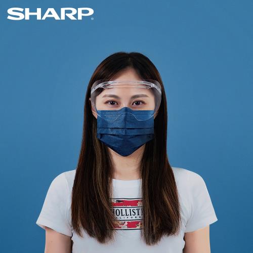 嚴防新變種病毒 omicron SHARP 夏普 奈米蛾眼科技防護眼罩