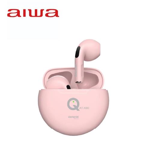 AIWA 日本愛華 無線藍牙立體聲耳機 AT-X80Q (黑/白/粉)|影音多媒體