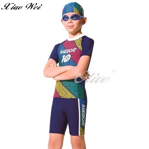 梅林品牌兒童水母衣/游泳短袖上衣NO.M02208