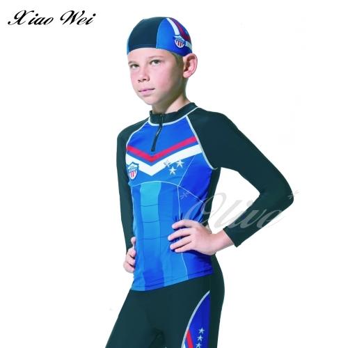 梅林品牌兒童水母衣/游泳短袖上衣NO.M02228