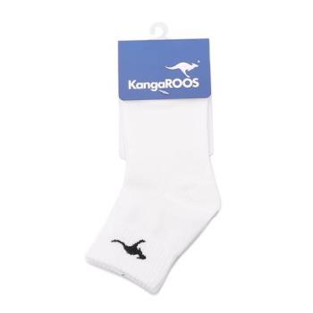 KANGAROOS 運動中筒襪 白黑 KW13909 女 鞋全家福