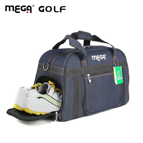 【MEGA GOLF】牛仔高爾夫衣物袋 團體可客製化 運動包 旅行袋 旅行提袋 運動斜揹包 旅行提袋