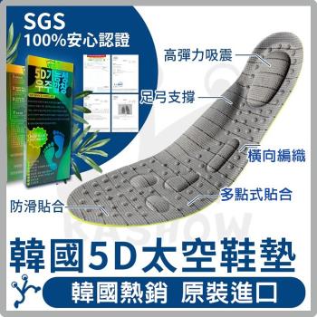 【韓國原裝】5D負離子草本抗菌鞋墊