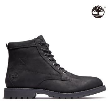 Timberland 男款黑色REDWOOD FALLS全粒面革中筒靴|A44P1015