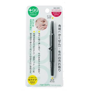 日本綠鐘+QQ專利雙頭粉刺除痘棒(QQ-600)