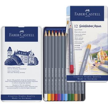 德國Faber-Castell Goldfaber水性12色色鉛筆