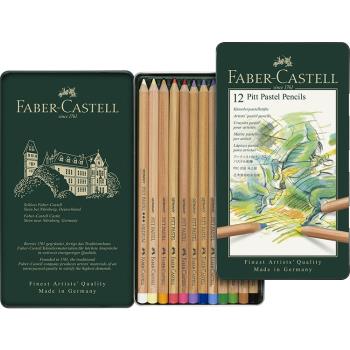 德國Faber-Castell專家級12色粉彩筆