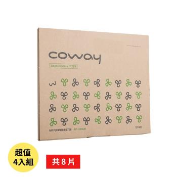 【Coway】加護抗敏型空氣清淨機AP-1009CH 活性碳濾網2片-庫