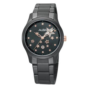 ALBA 雅柏 限量玫瑰金滿天星女錶 (AXT843X/VX82-X511K)