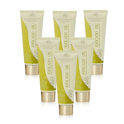 【澳洲 G&M】MKII金蓋酪梨油深層潤澤霜(6入組 100g/瓶) 即期品-2026年10月到期