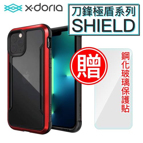 X-Doria刀鋒極盾 iPhone 13 Pro Max防摔手機殼 熱情紅/贈非滿版貼