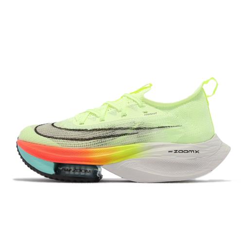 Nike Air Zoom Alphafly Next% 女鞋慢跑鞋氣墊避震襪套科技泡棉黃黑