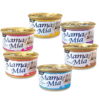 SEEDS聖萊西-MamaMia貓餐罐85g*(24入組) (下標數量2+贈神仙磚)