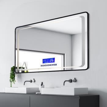 H&R安室家 慕尼黑藍芽撥放音樂智能LED發光觸控燈鏡/掛鏡/浴鏡/化妝鏡/鏡子ZA0199