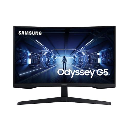 【SAMSUNG】27吋 Odyssey G5 1000R 曲面電競顯示器(C27G55TQWC)