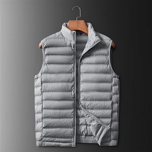 【米蘭精品】羽絨背心立領夾克-輕便保暖防風簡約男女外套7款74bf11