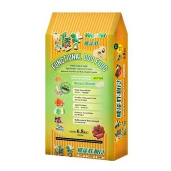VegePet維吉 機能性狗食 高消化植物蛋白/野菜水果配方．起司口味(高級成犬) 6.8KG(15LB)