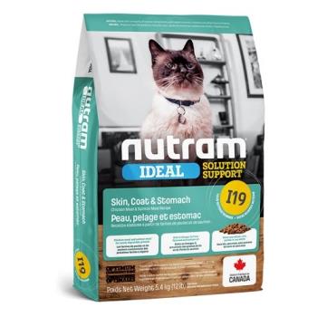 加拿大NUTRAM紐頓-I19專業理想系列-三效強化貓雞肉+鮭魚 5.4kg(12lb)(NU-10278)